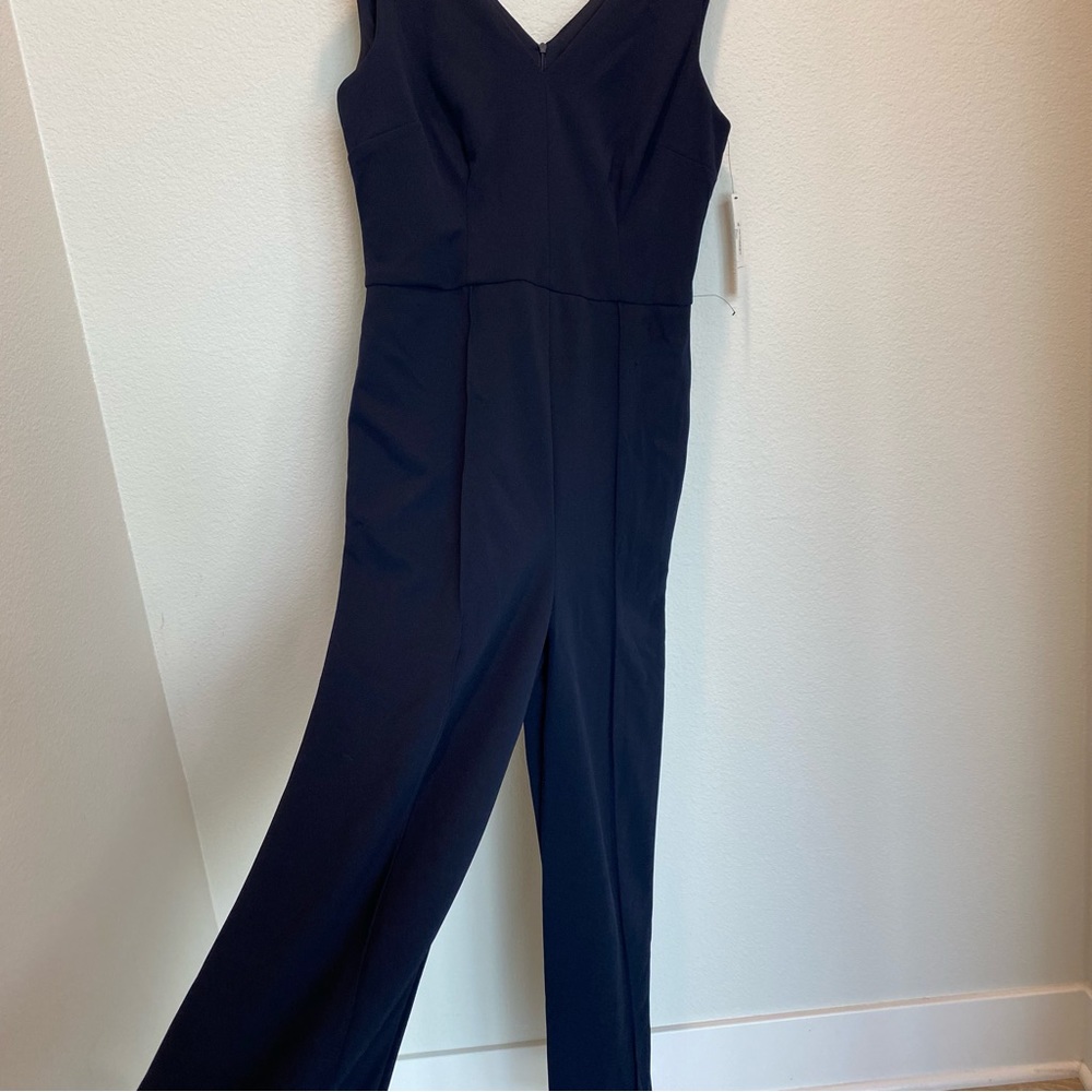 Maggy London Jumpsuit! Classic Navy Blue.